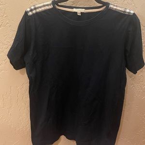Navy Blue Burberry T shirt
